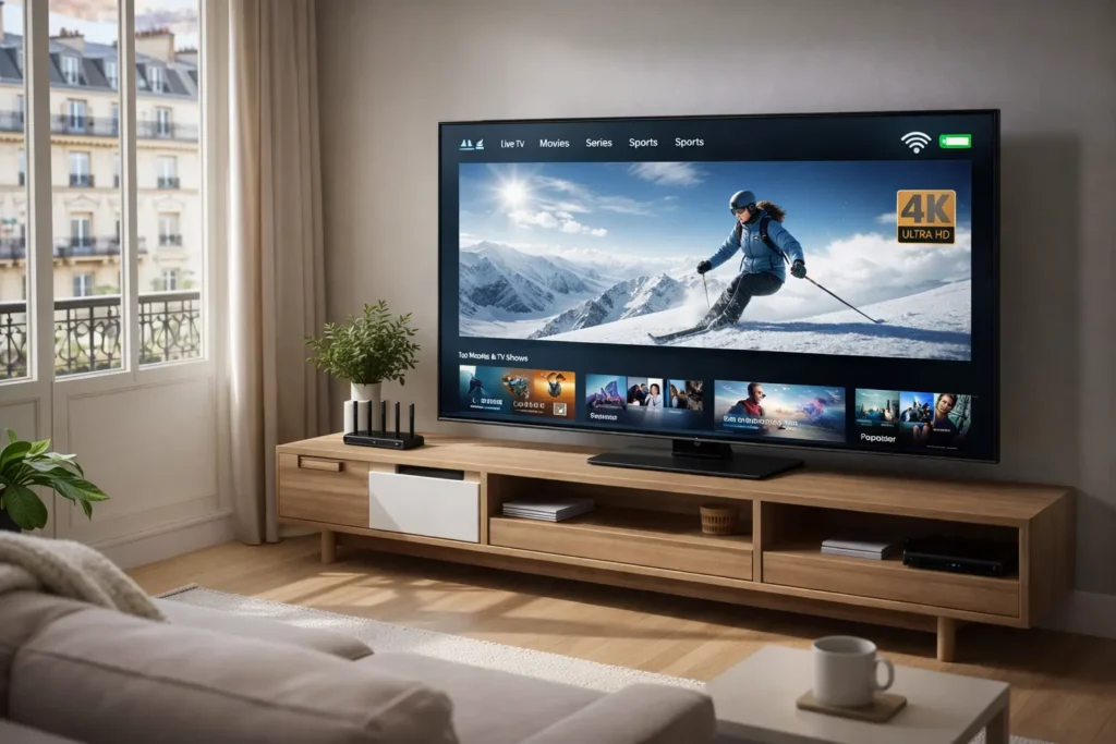 abonnement IPTV France 2026 en qualité 4K sur Smart TV