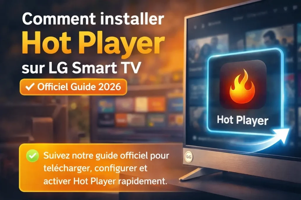 Installer Hot Player sur LG Smart TV – guide officiel 2026 pour télécharger et configurer l’application facilement