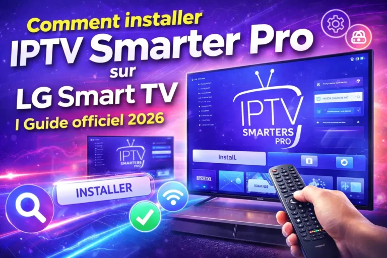 Installer IPTV Smarters Pro sur Samsung Smart TV – tutoriel étape par étape guide officiel 2026