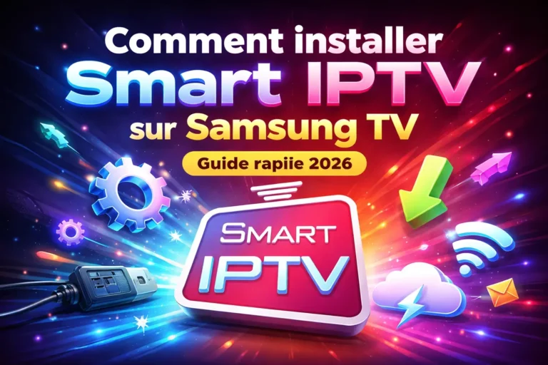 Comment installer Smart IPTV sur Samsung TV étape par étape guide rapide 2026