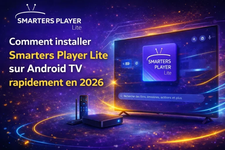 installer smarters player lite sur android tv guide 2026 étape par étape