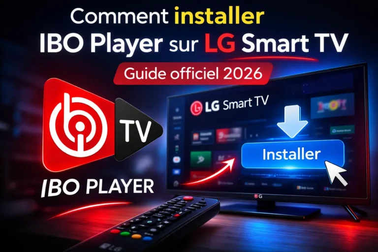 installer ibo player sur lg smart tv guide installation 2026