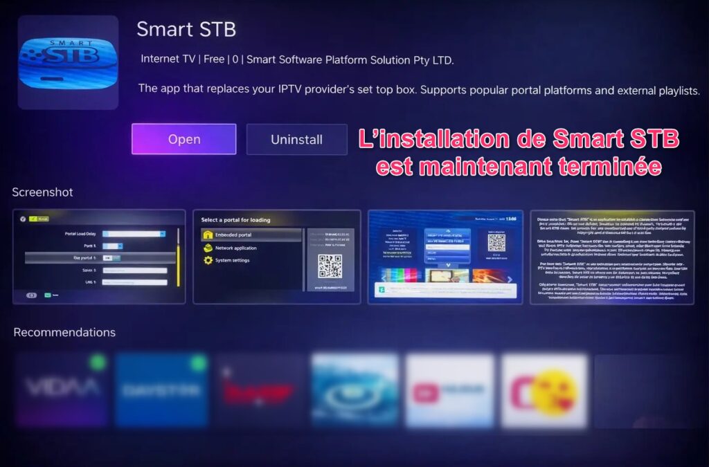 installer smart stb sur hisense tv installation terminee application smart stb
