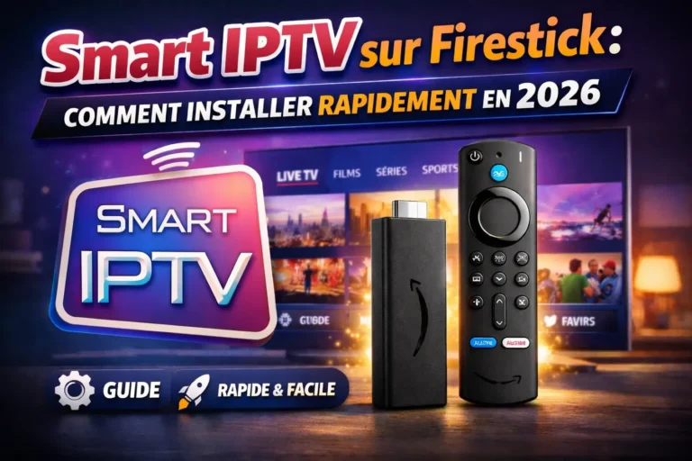 installer smart iptv sur firestick : comment installer rapidement en 2026 guide facile
