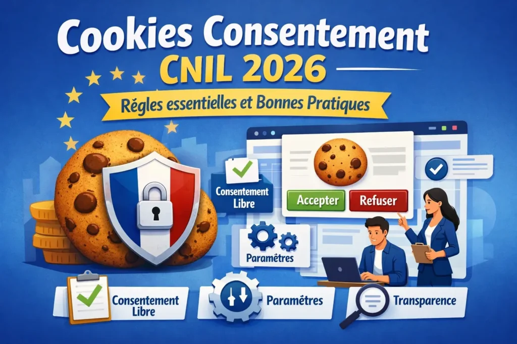 Cookies consentement CNIL 2026 : règles essentielles et bonnes pratiques pour la gestion des cookies et le respect de la vie privée