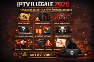 IPTV illégale 2026 : 12 signaux essentiels pour éviter les risques et reconnaître un service IPTV suspect