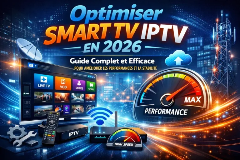 Optimiser Smart TV IPTV en 2026 pour améliorer les performances, la vitesse et la stabilité de la connexion IPTV
